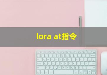 lora at指令